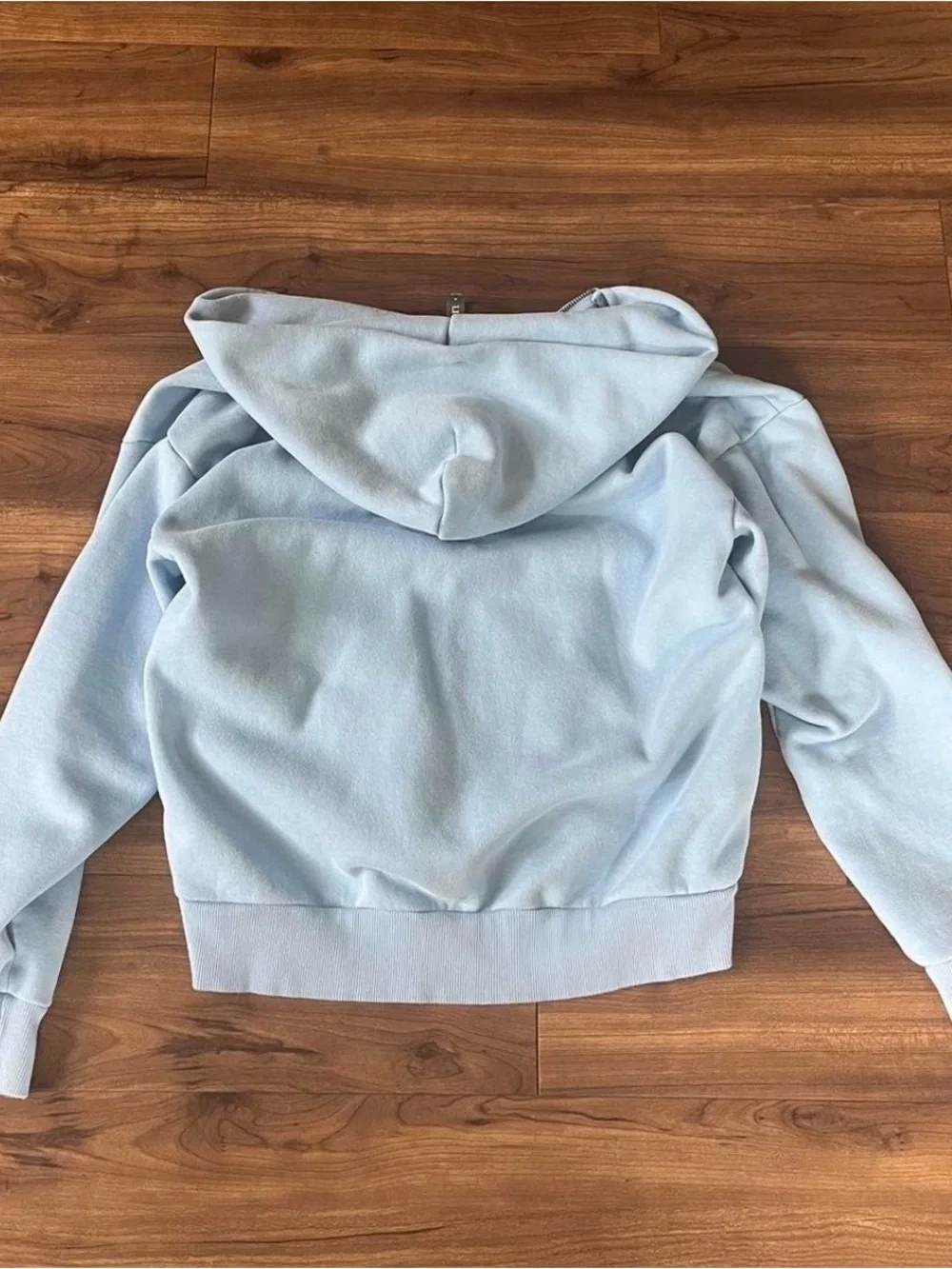 Vuori Light Blue Full-Zip Hoodie small